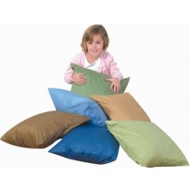 17” Cozy Woodland Floor Pillows 6 Piece Set